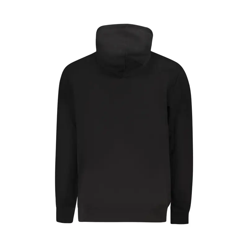 Tommy Hilfiger Felpa Uomo Nera con Cappuccio e Logo miniatura 2