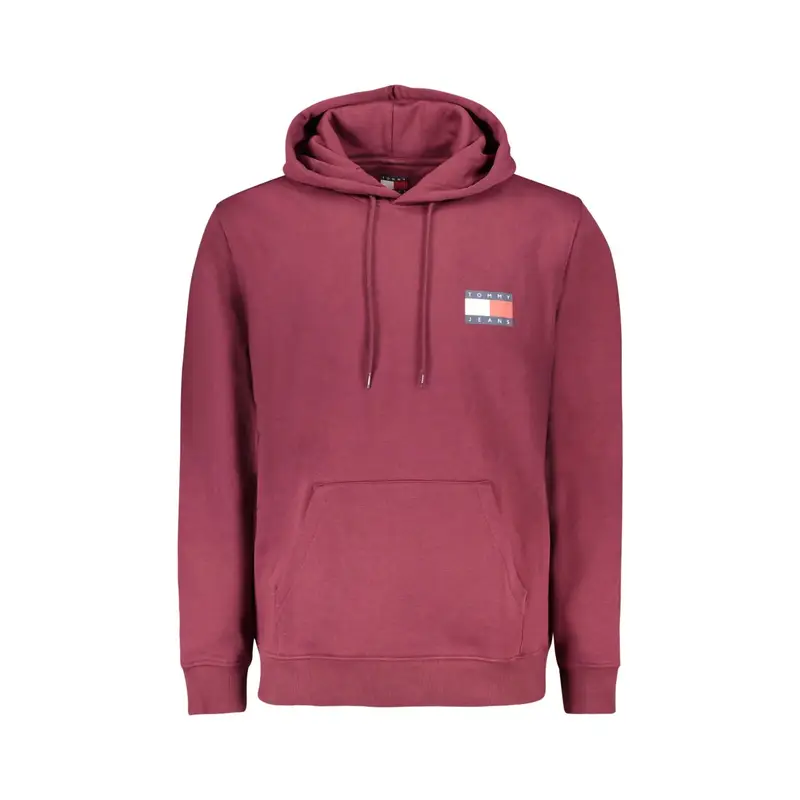 Tommy Hilfiger Maglia Uomo Rossa con Cappuccio e Logo