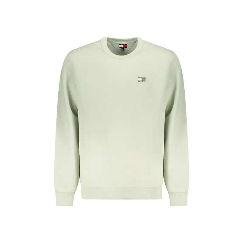 Tommy Hilfiger Felpa Uomo Verde con Logo