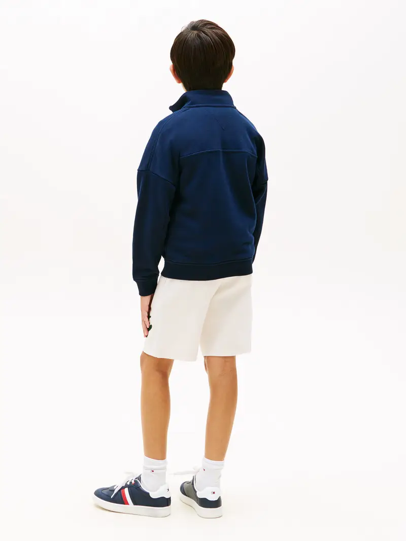 Felpa marino / verde / bianco miniatura 3