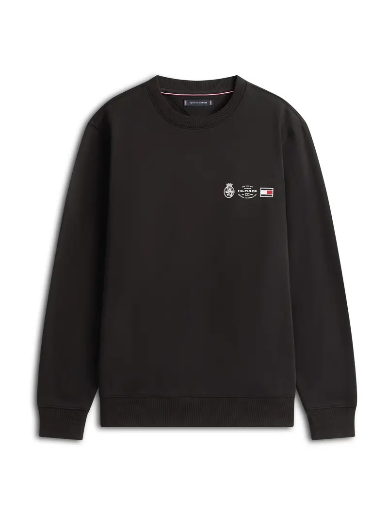 Felpa mirtillo / nero / bianco