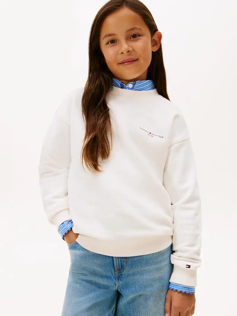 Felpa navy / bianco miniatura 2