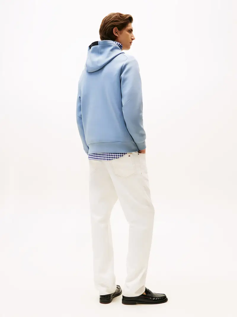 Felpa navy / blu cielo / rosso / bianco miniatura 3