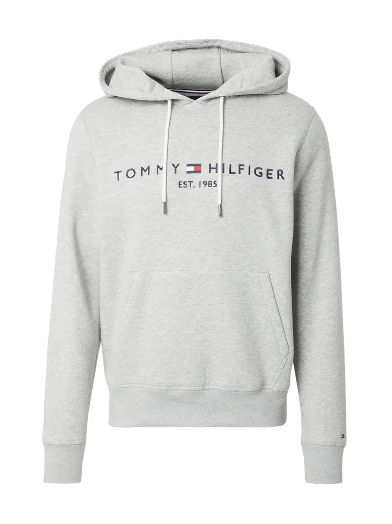 TOMMY HILFIGER Felpa  navy / grigio sfumato / rosso / bianco