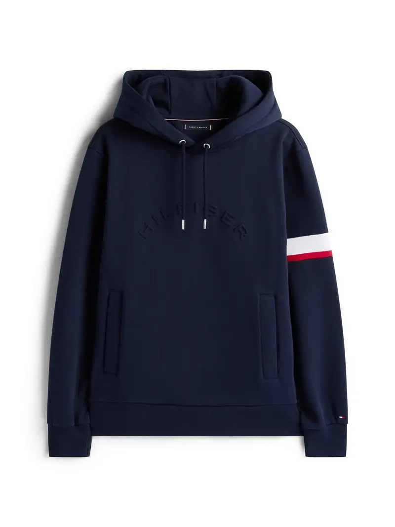 Felpa navy / rosso / bianco