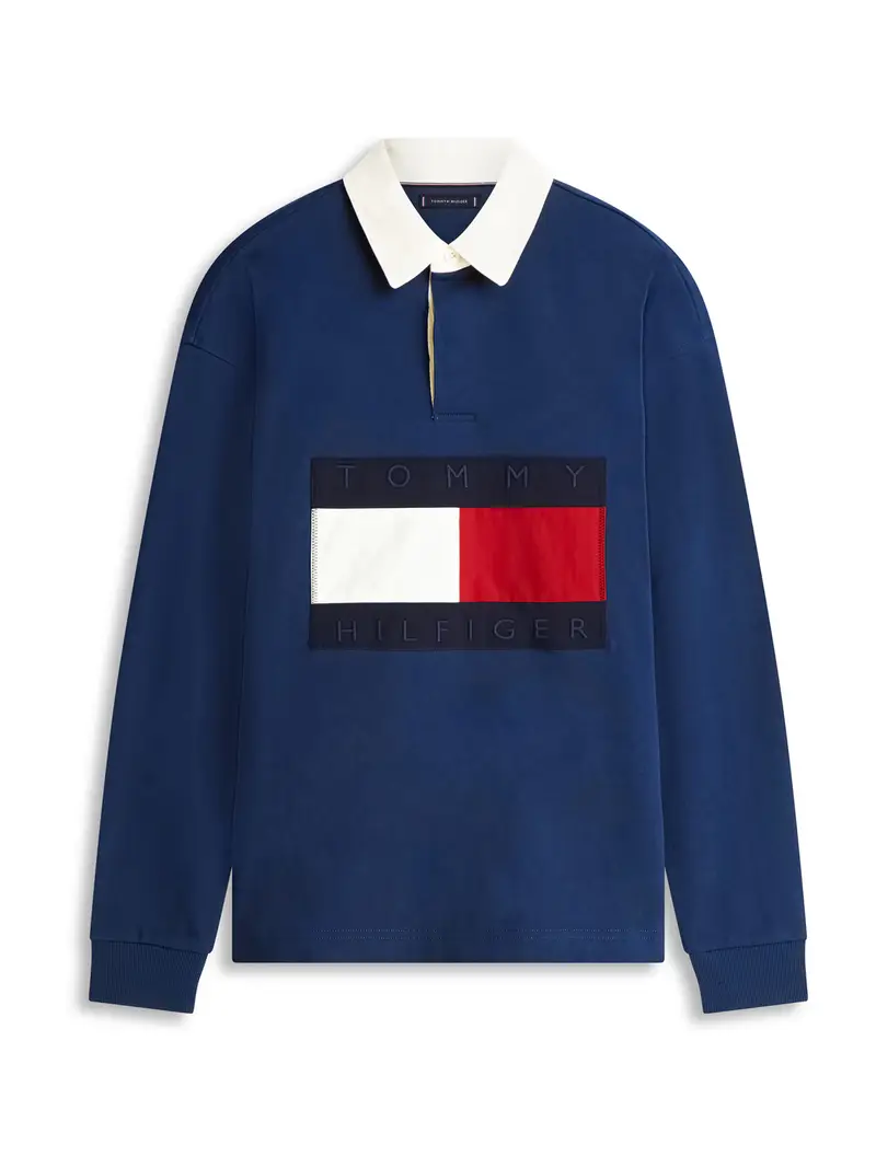Felpa navy / rosso / bianco