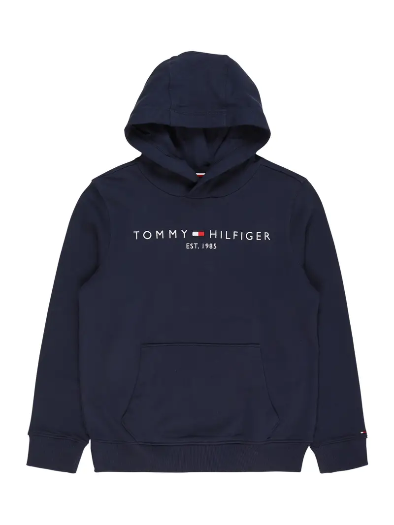 TOMMY HILFIGER Felpa  navy / rosso chiaro / bianco