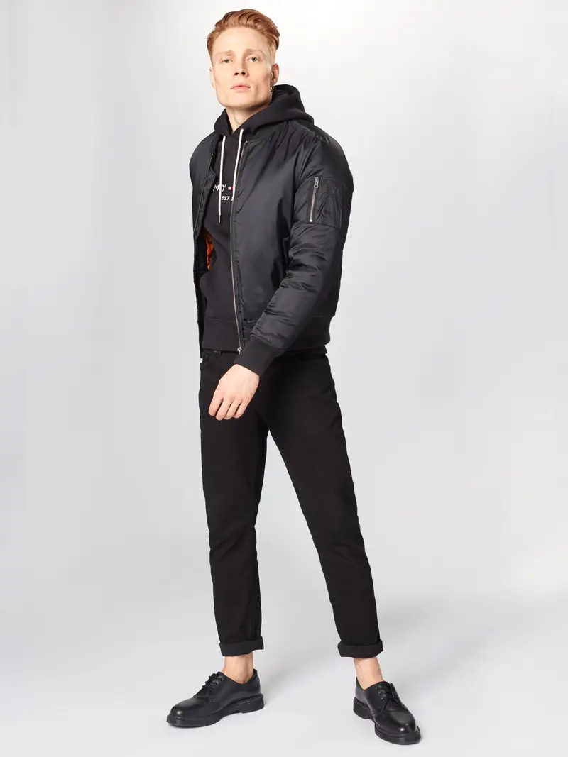 TOMMY HILFIGER Felpa navy / rosso / nero / bianco miniatura 3