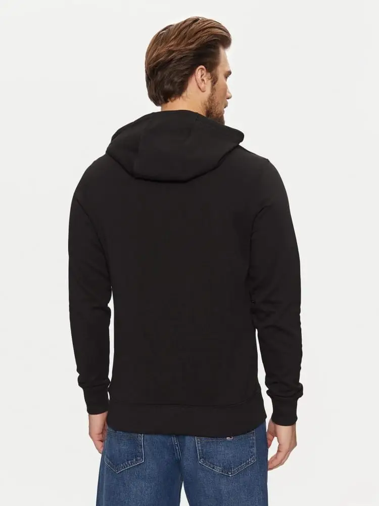 felpa nera uomo mini logo miniatura 2