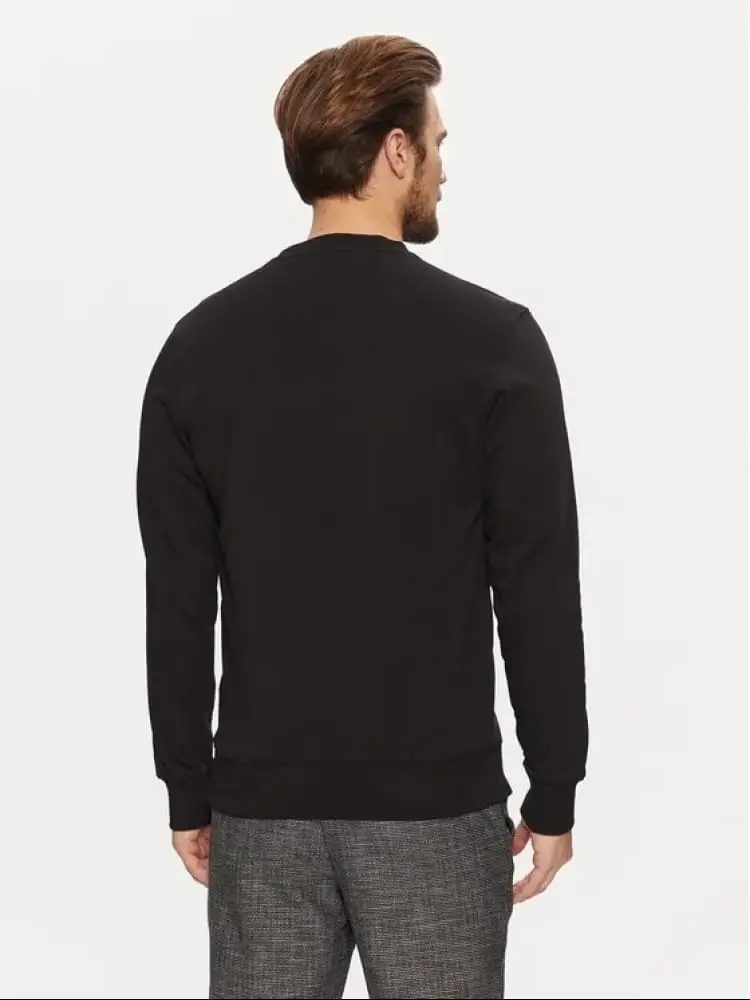 felpa nera uomo mini logo miniatura 2