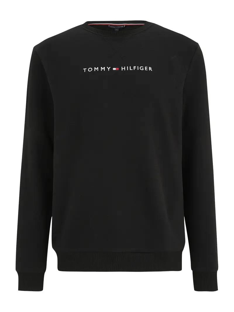 TOMMY HILFIGER Felpa  nero / bianco