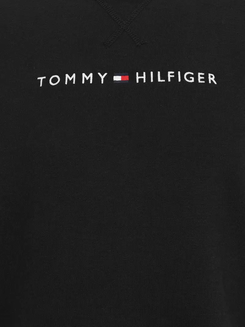 TOMMY HILFIGER Felpa nero / bianco miniatura 2