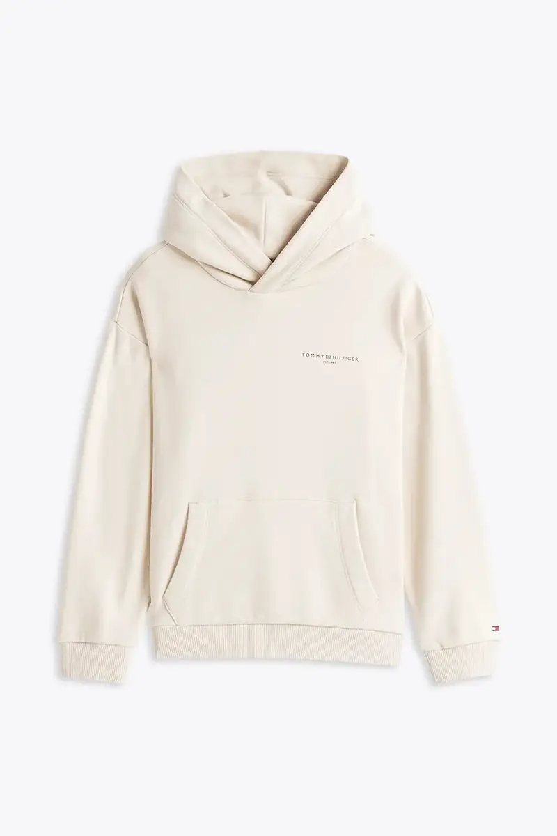 felpa per bambini colore beige con cappuccio KS0KS00595 miniatura 2