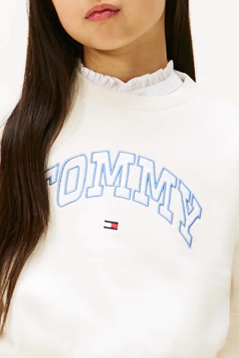 felpa per bambini colore beige KG0KG08785 miniatura 3