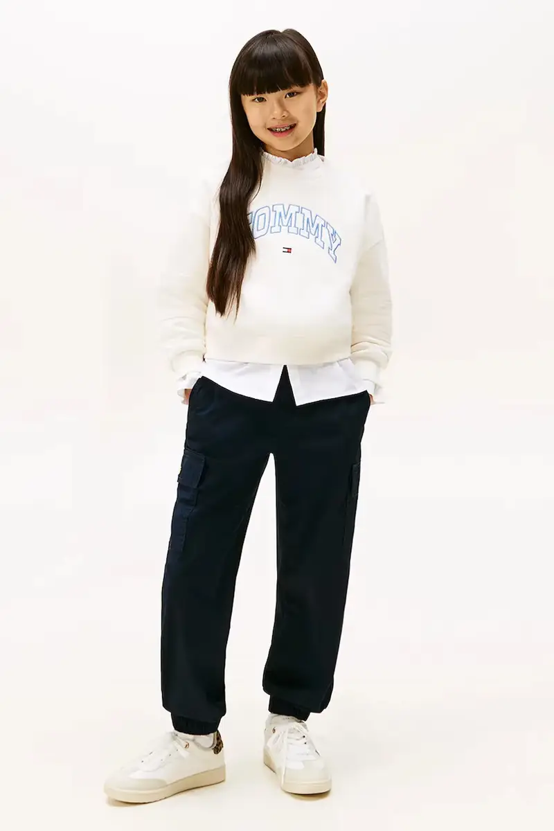 felpa per bambini colore beige KG0KG08785 miniatura 4