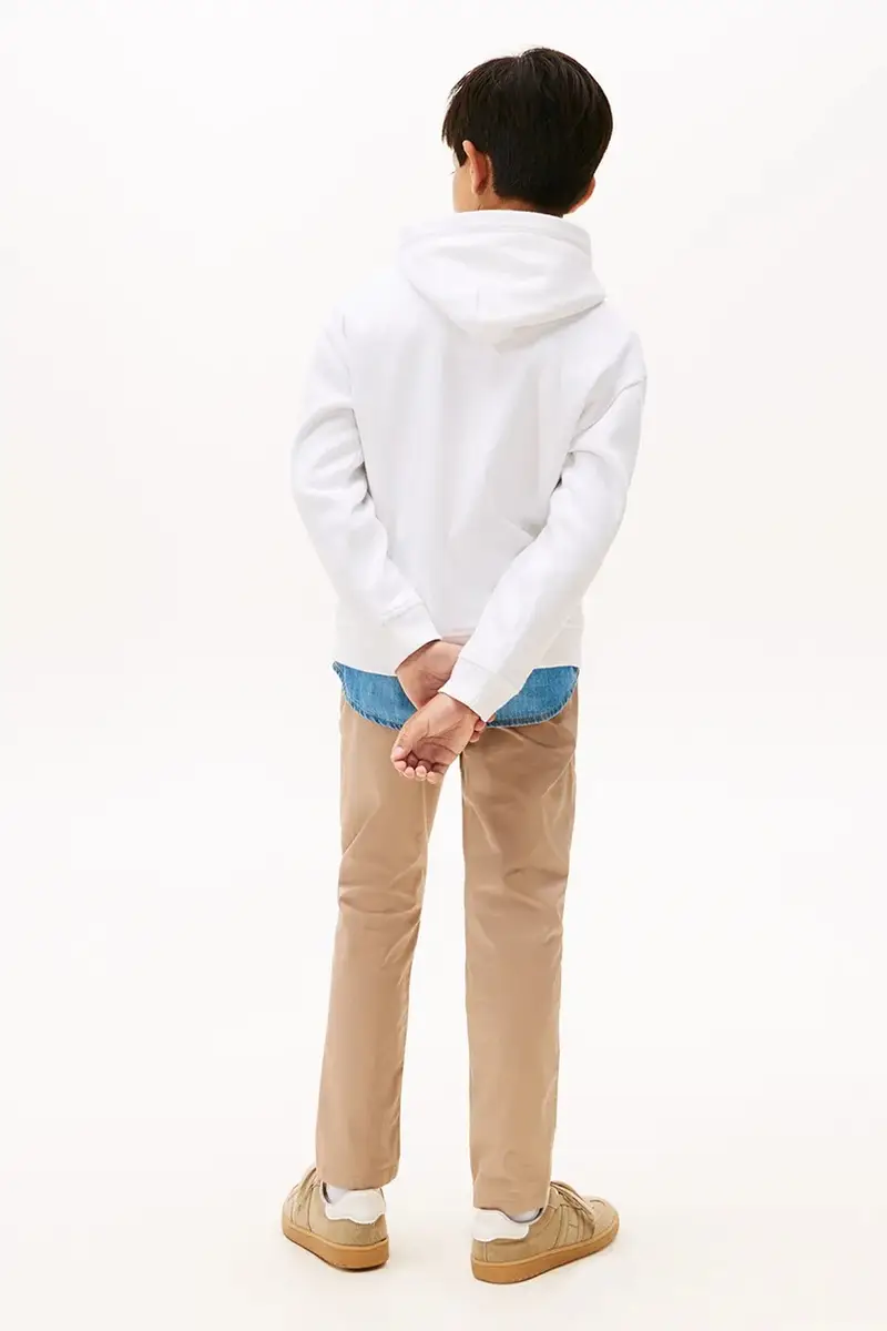 felpa per bambini colore bianco con cappuccio KB0KB10112 miniatura 5