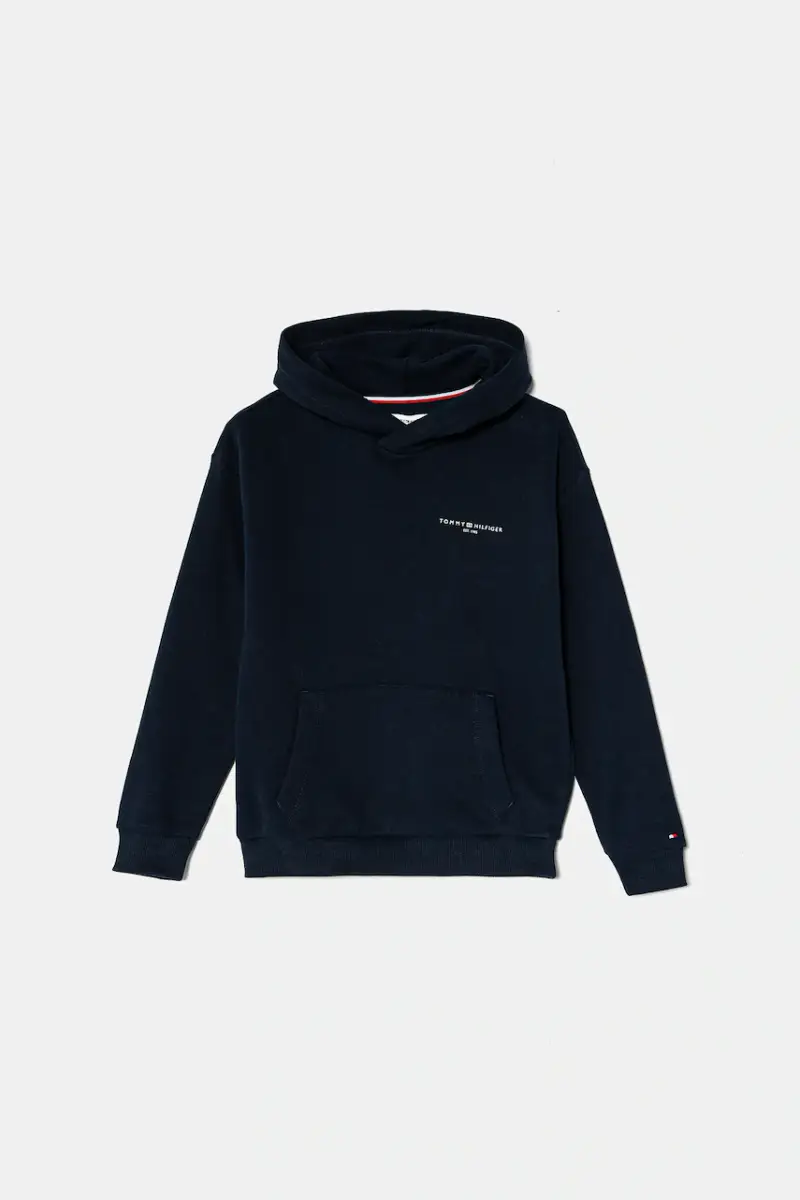 felpa per bambini colore blu navy con cappuccio KS0KS00595