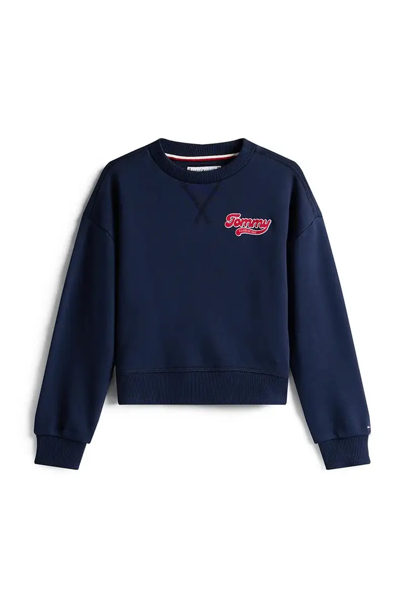 felpa per bambini colore blu navy KG0KG08779 miniatura 2