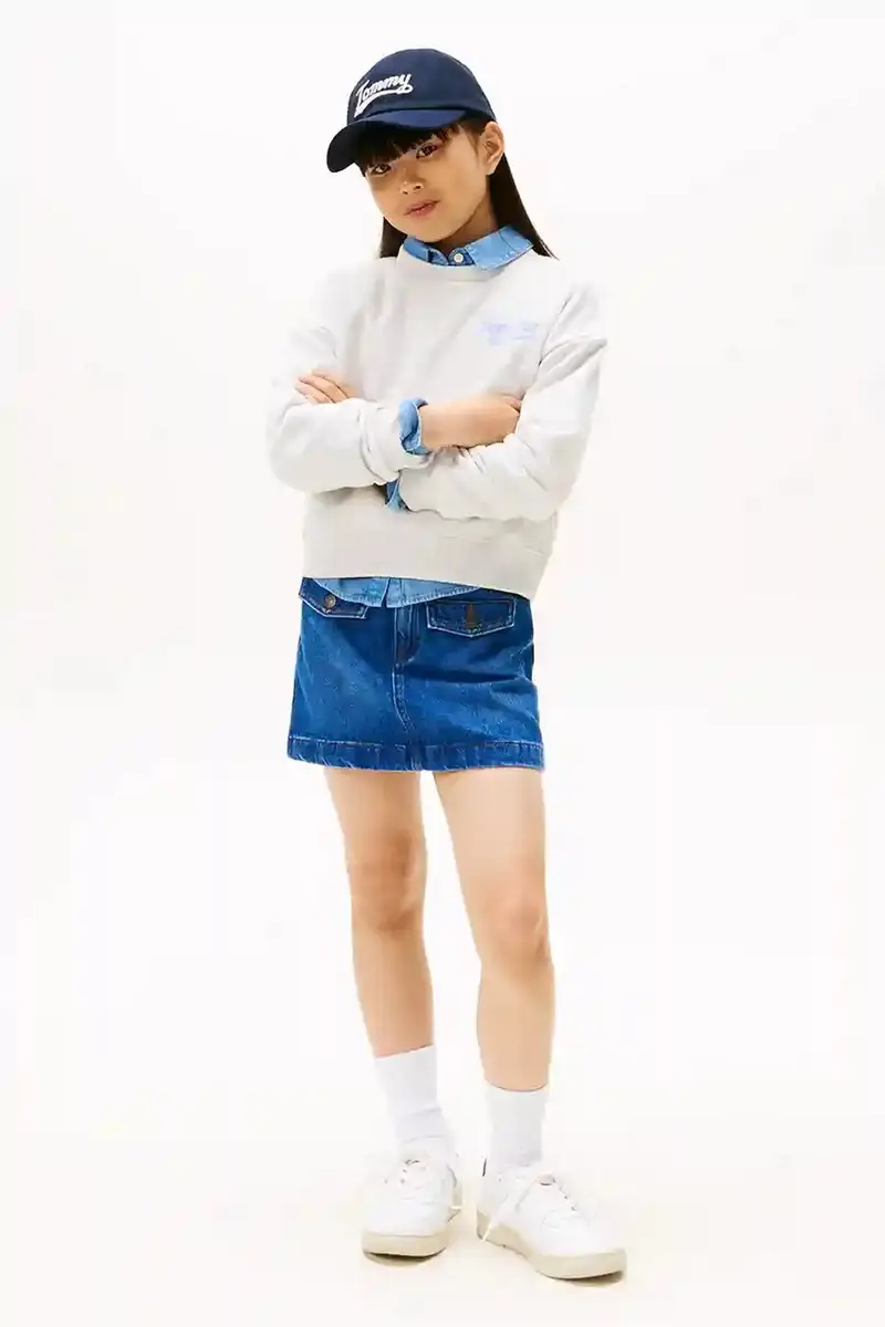 felpa per bambini colore grigio KG0KG08779 miniatura 4