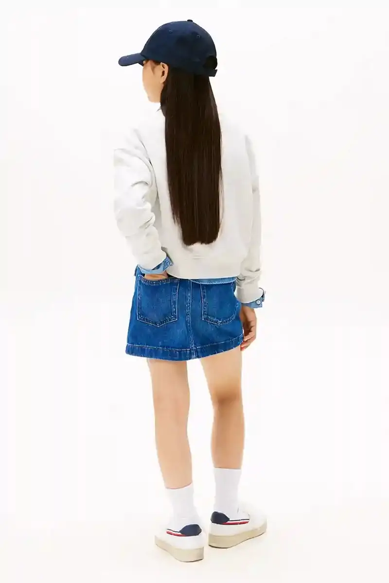 felpa per bambini colore grigio KG0KG08779 miniatura 5