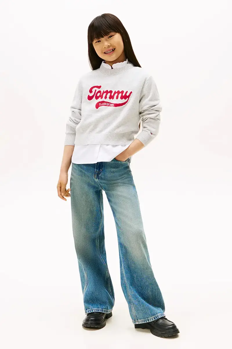 felpa per bambini colore grigio KG0KG08842 miniatura 4