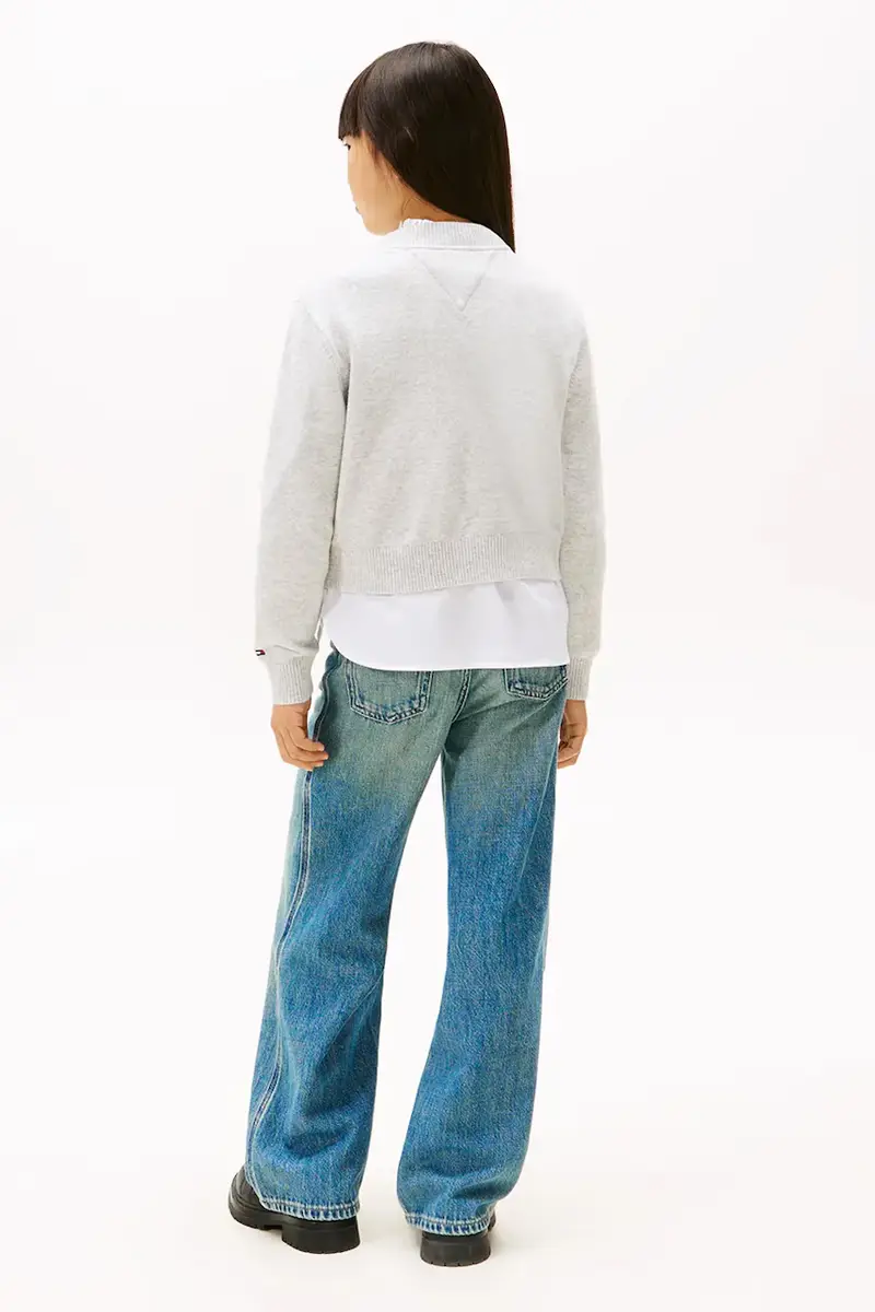 felpa per bambini colore grigio KG0KG08842 miniatura 5