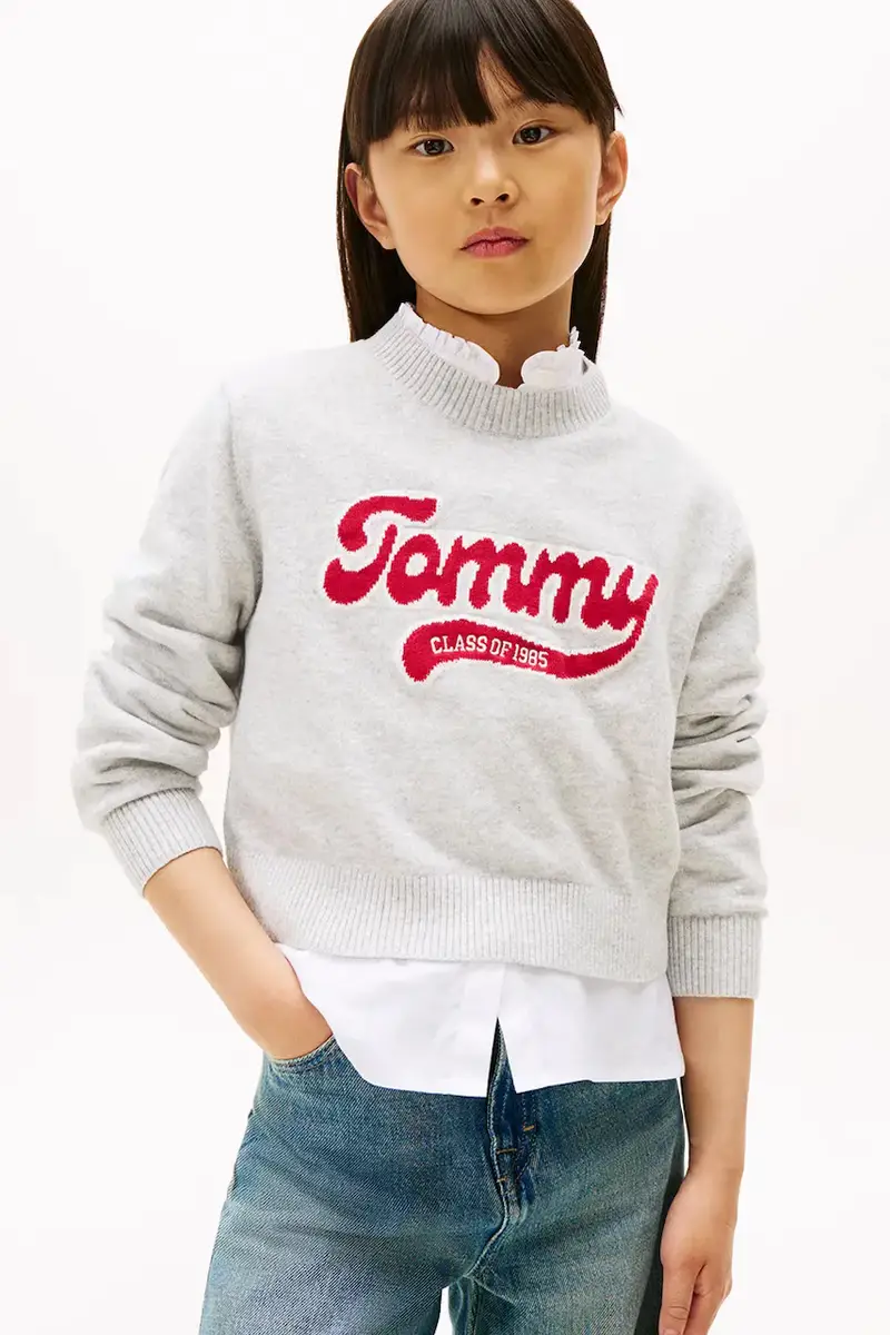 felpa per bambini colore grigio KG0KG08842