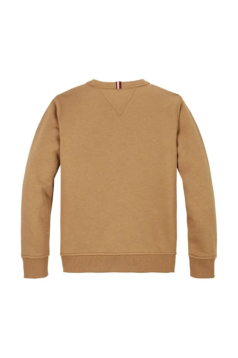 felpa per bambini colore marrone con applicazione KB0KB09315 miniatura 3