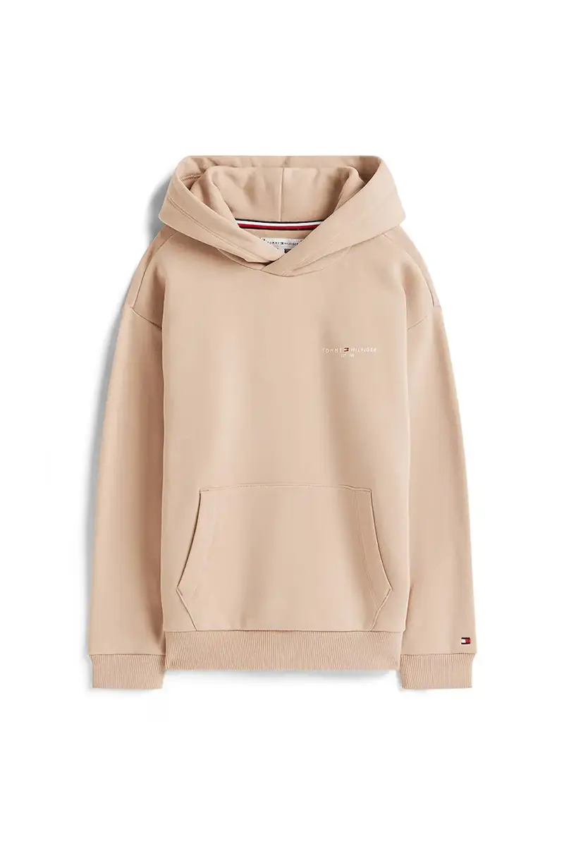 felpa per bambini colore marrone con cappuccio KS0KS00660 miniatura 2