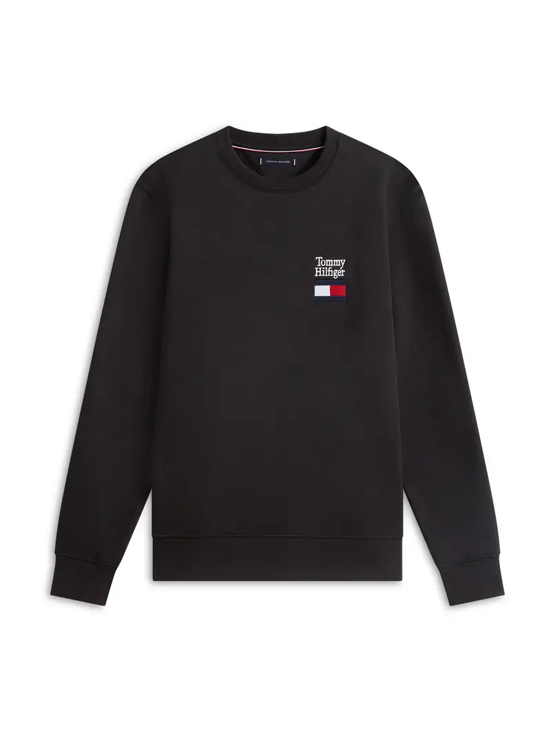 Felpa rosso acceso / nero / bianco