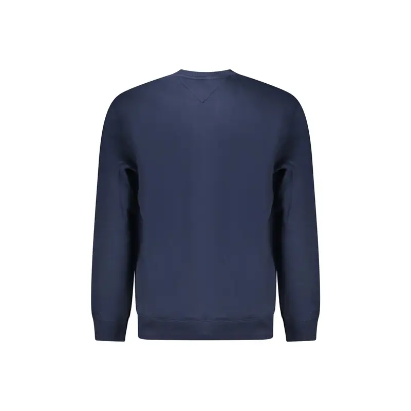 Felpa Uomo Blu Girocollo Felpata Logo miniatura 2