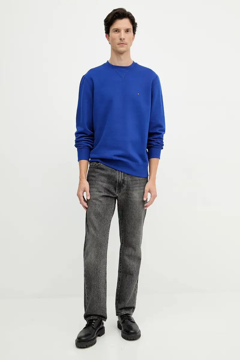 felpa uomo colore blu MW0MW40000 miniatura 2