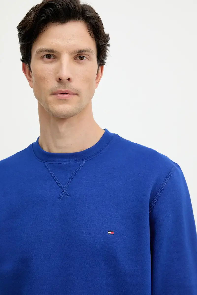 felpa uomo colore blu MW0MW40000 miniatura 4