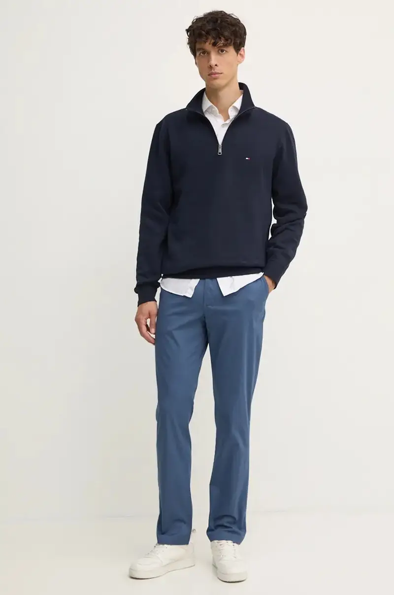 felpa uomo colore blu navy MW0MW37233 miniatura 2