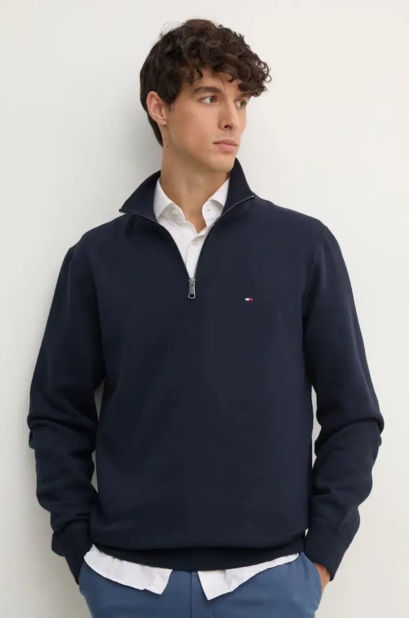 felpa uomo colore blu navy MW0MW37233
