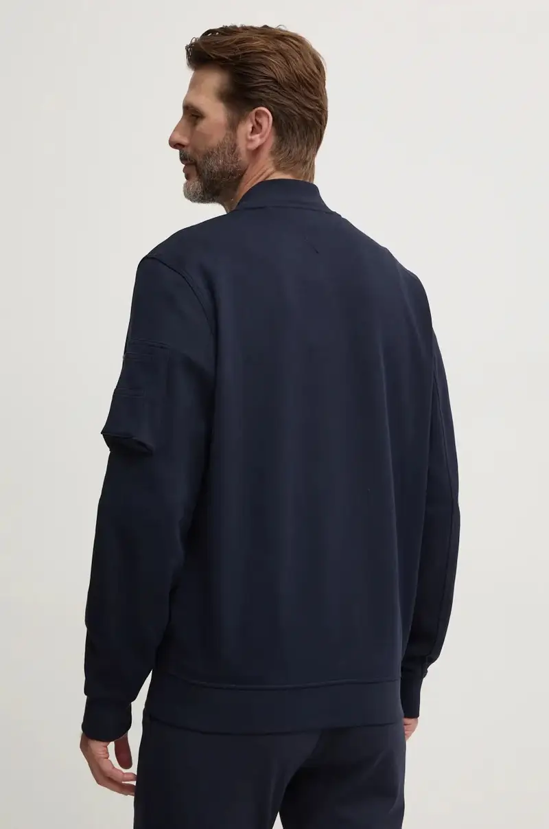 felpa uomo colore blu navy MW0MW37357 miniatura 3
