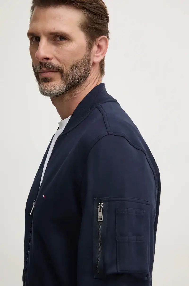 felpa uomo colore blu navy MW0MW37357 miniatura 4