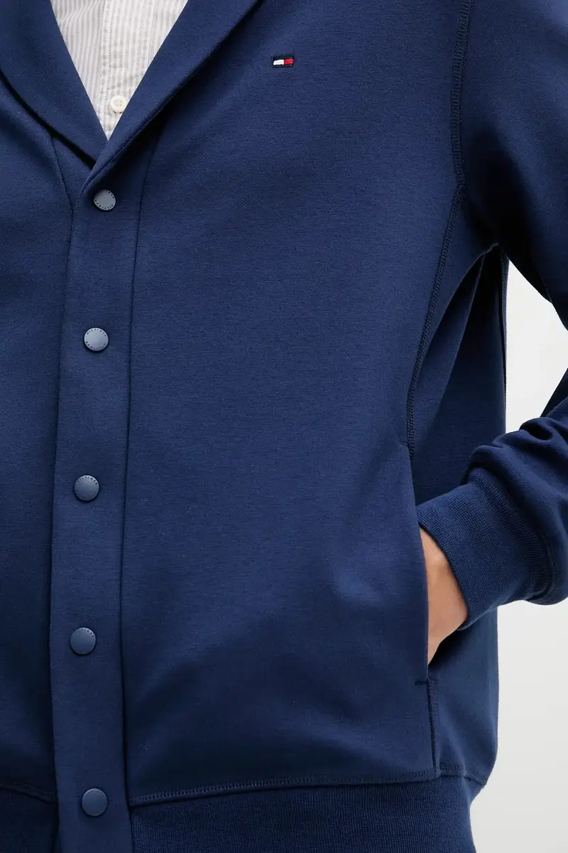 felpa uomo colore blu navy MW0MW39393 miniatura 5