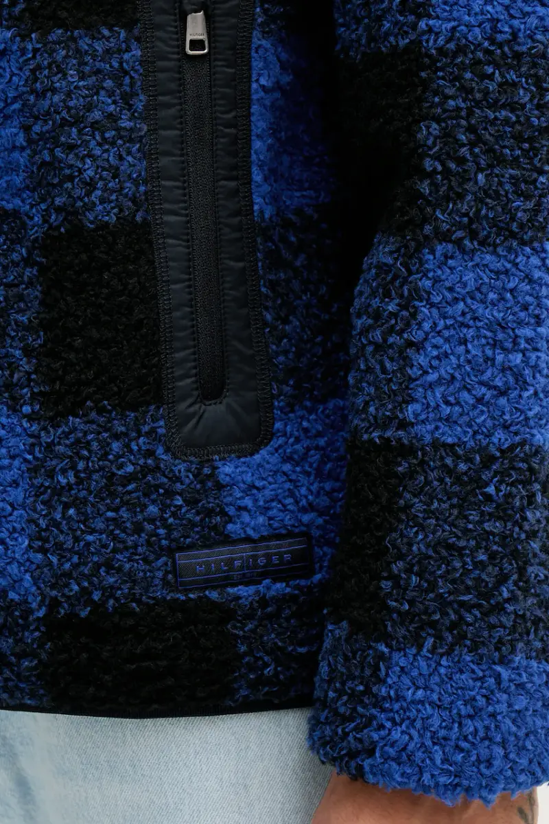 felpa uomo colore blu navy MW0MW40476 miniatura 5