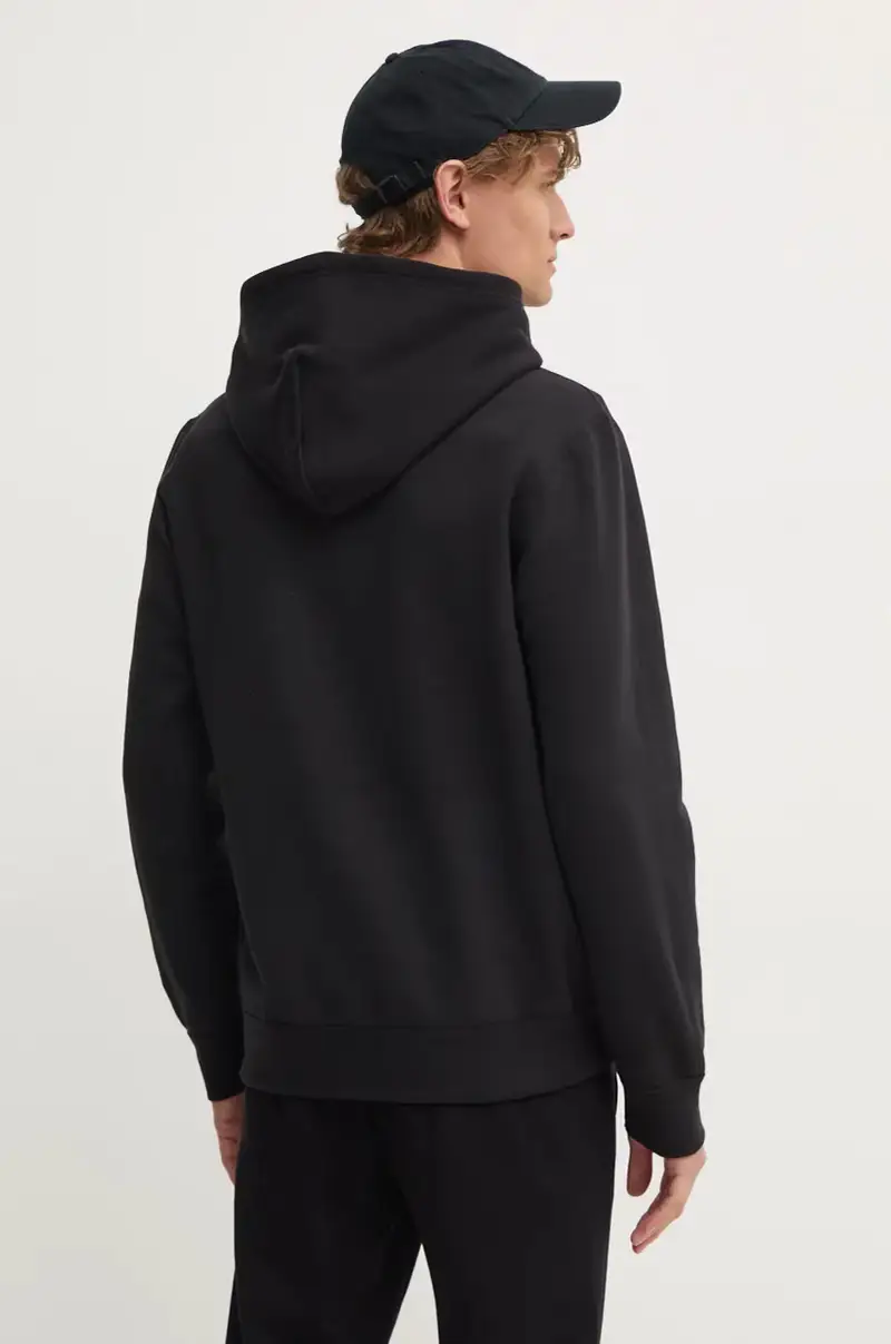 felpa uomo colore nero con cappuccio MW0MW37234 miniatura 3