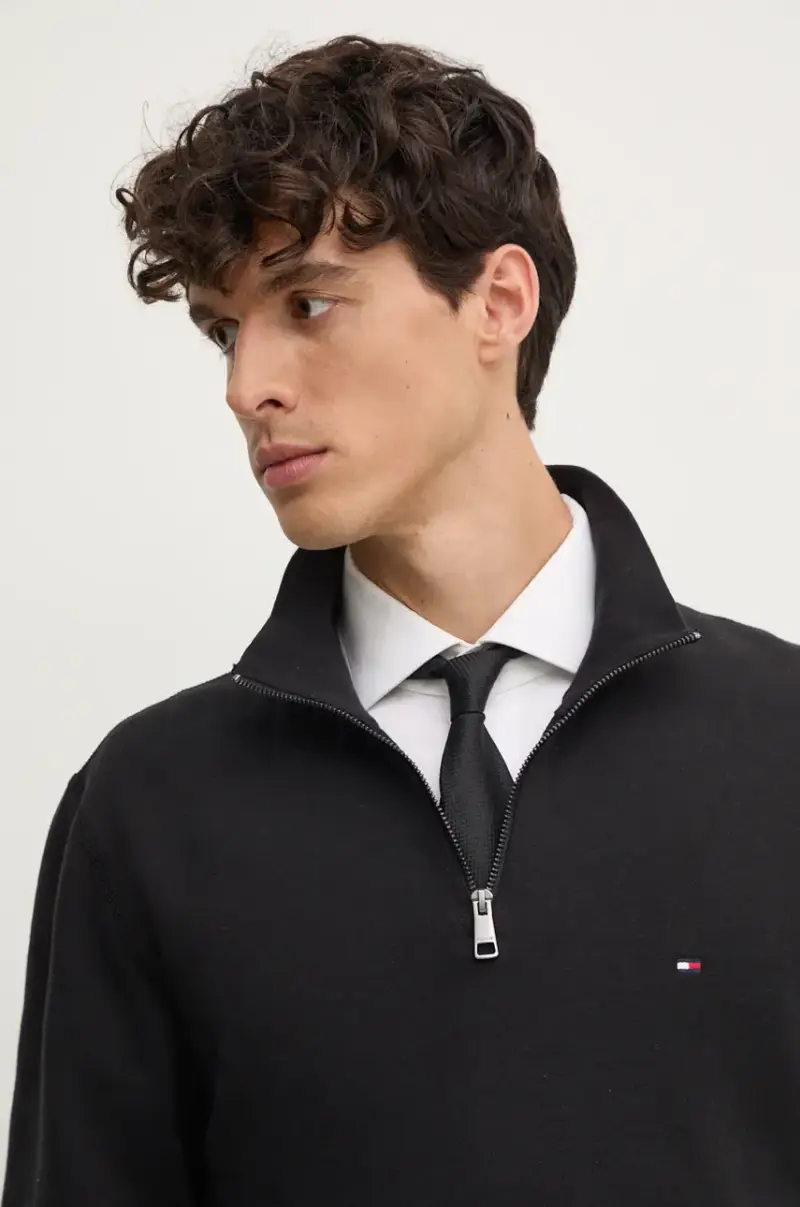 felpa uomo colore nero MW0MW37233 miniatura 4