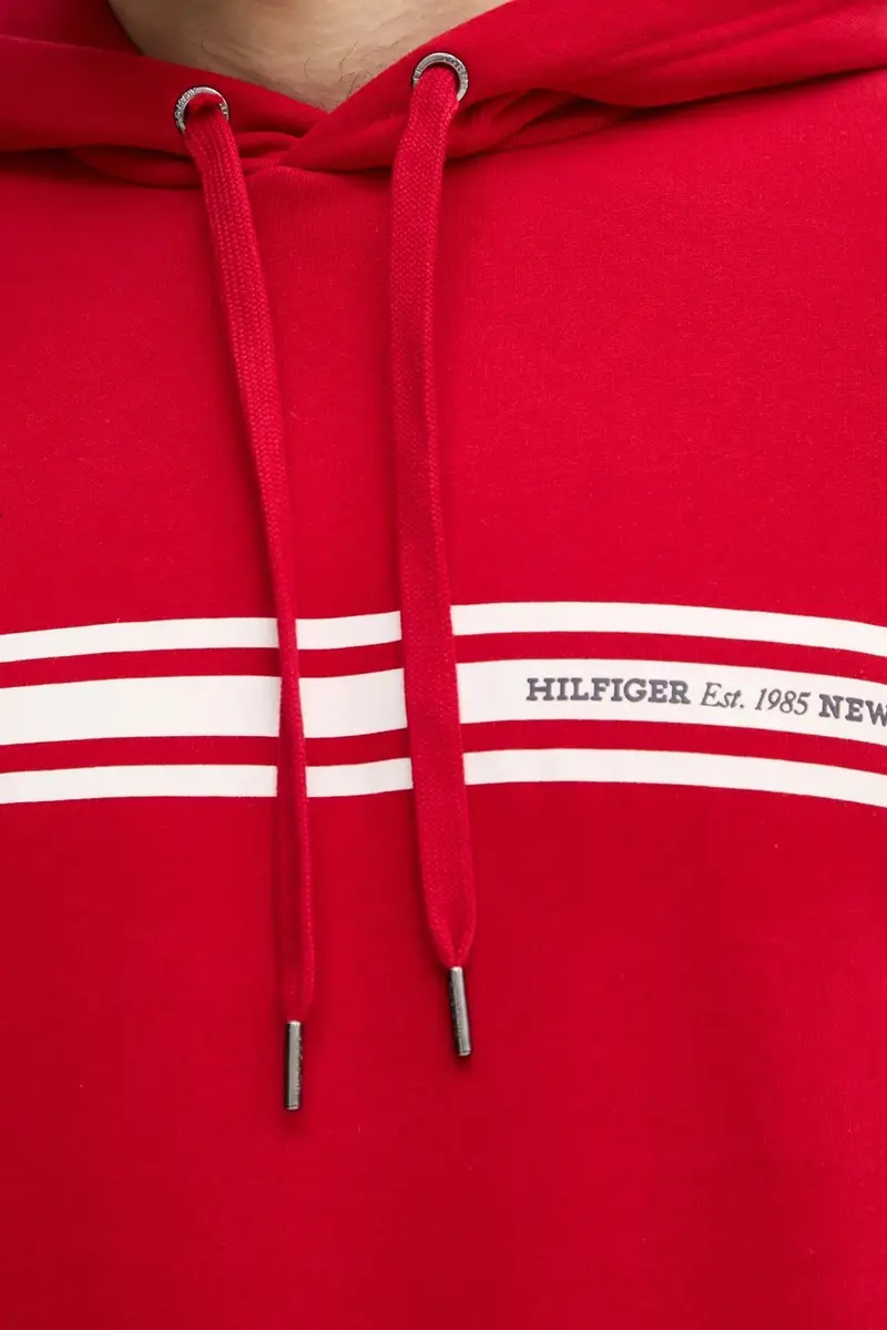 felpa uomo colore rosso con cappuccio MW0MW38332 miniatura 5