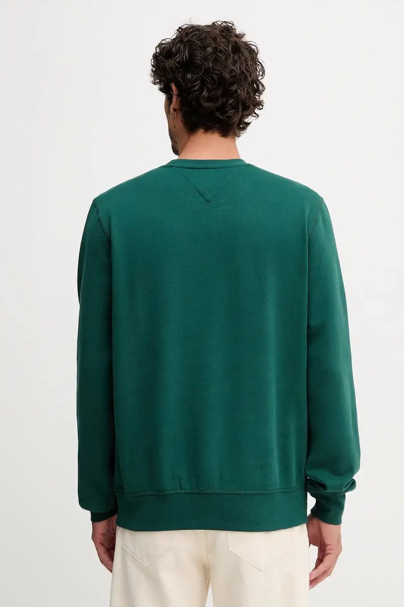 felpa uomo colore verde MW0MW40000 miniatura 3