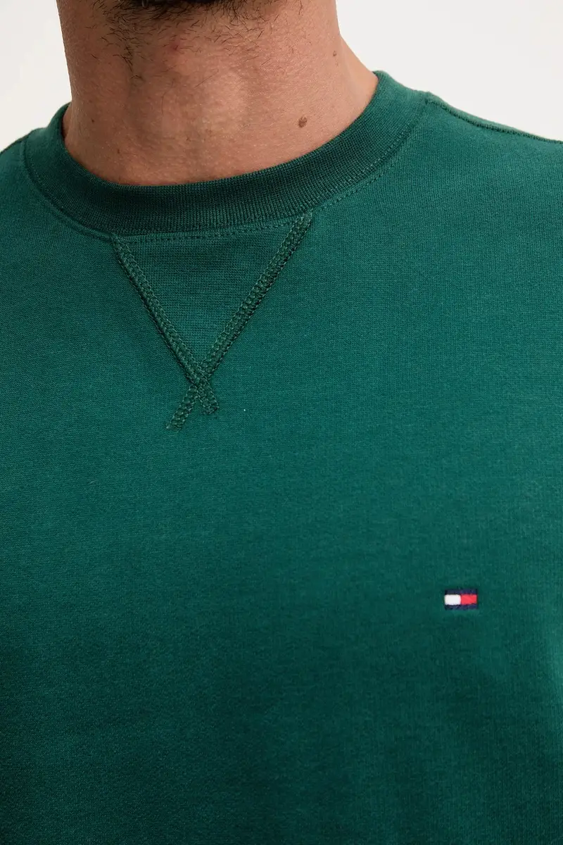 felpa uomo colore verde MW0MW40000 miniatura 5