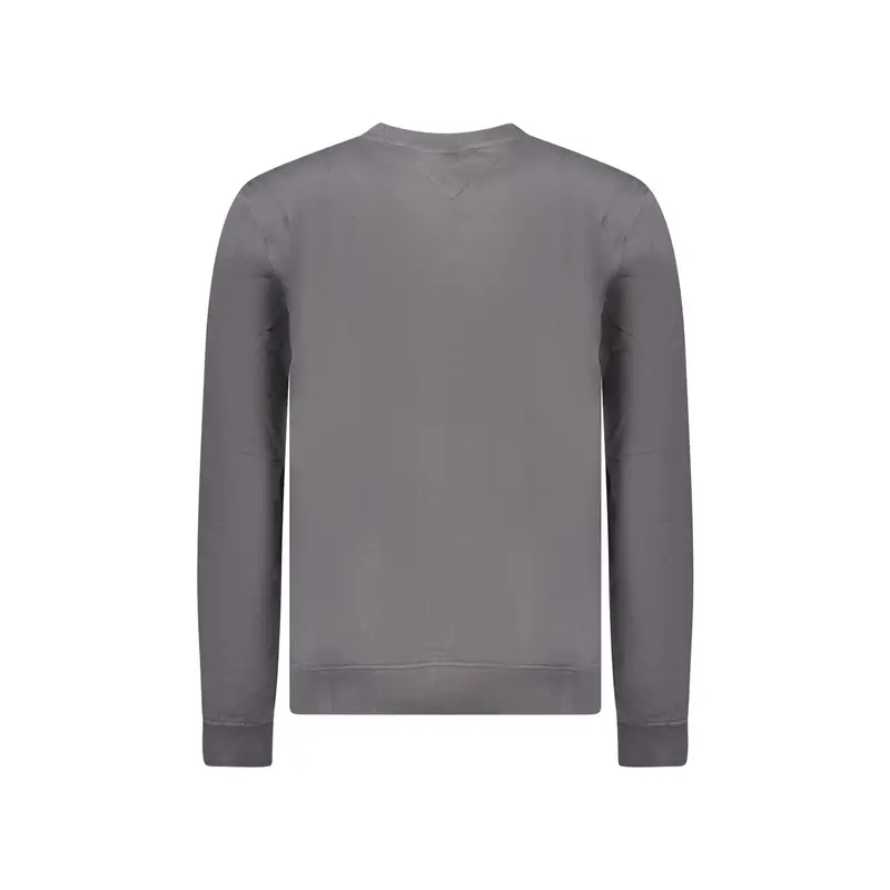 Felpa Uomo Grigia Girocollo Felpata Logo Grigio miniatura 2