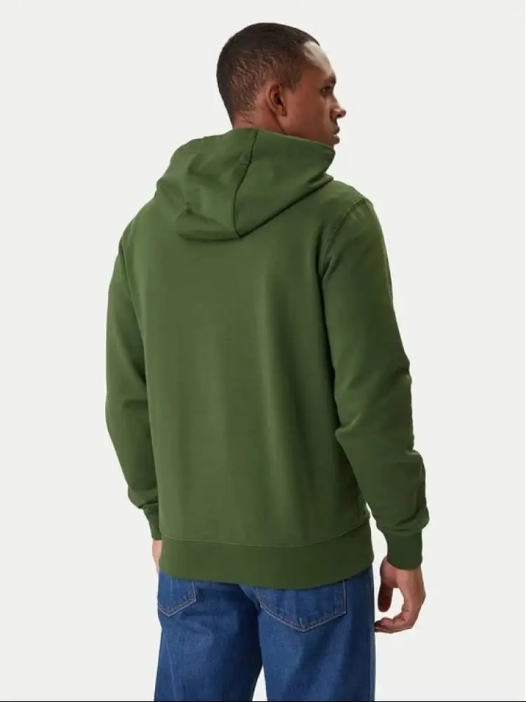 felpa verde bosco uomo mini logo miniatura 2