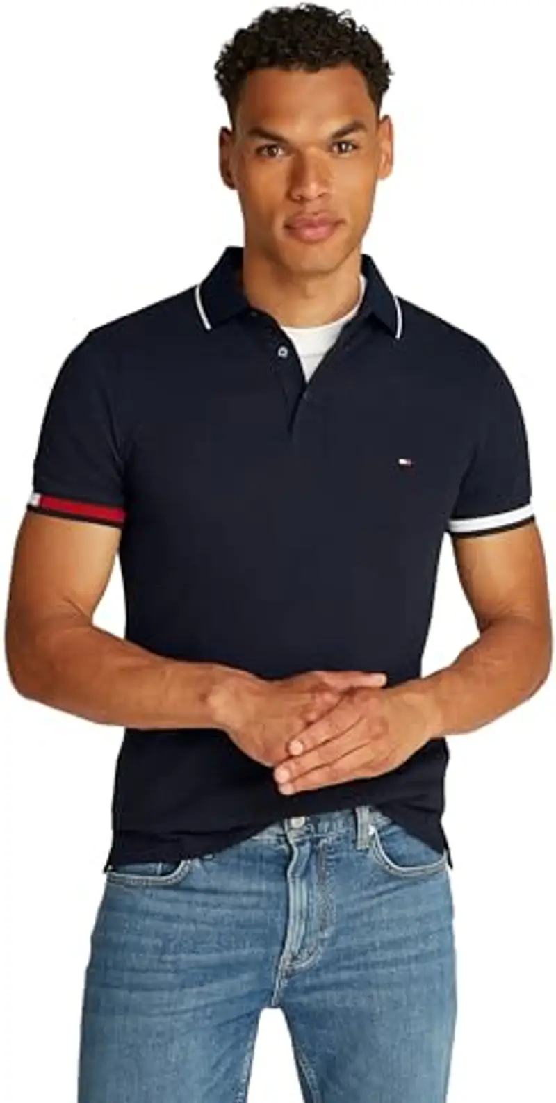 Tommy Hilfiger Polo Uomo Rosso 636621