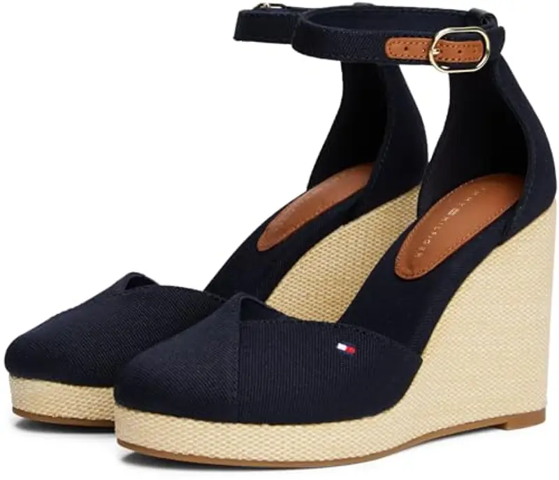 Tommy Hilfiger Espadrillas Donna Blu 1607633 miniatura 3