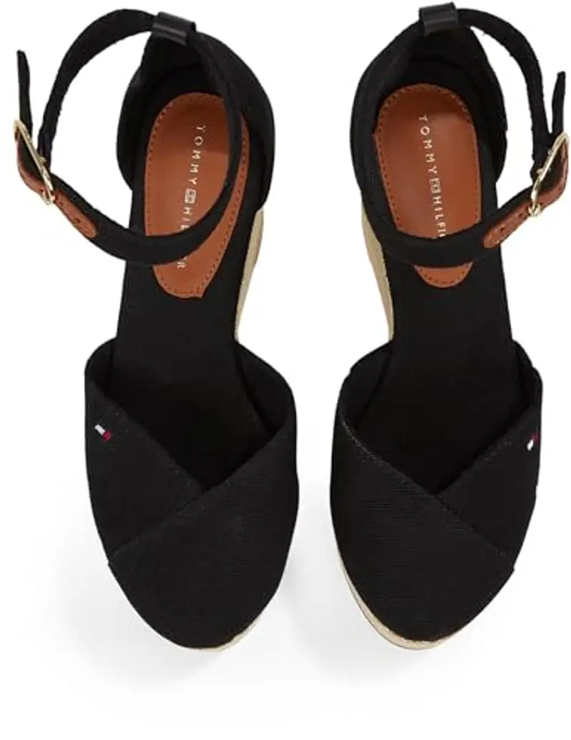 Tommy Hilfiger Espadrillas Donna Nero 1607632 miniatura 3