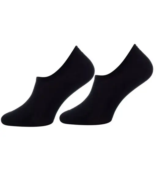 Footie Invisible 2 Pack - calzini corti - uomo Black
